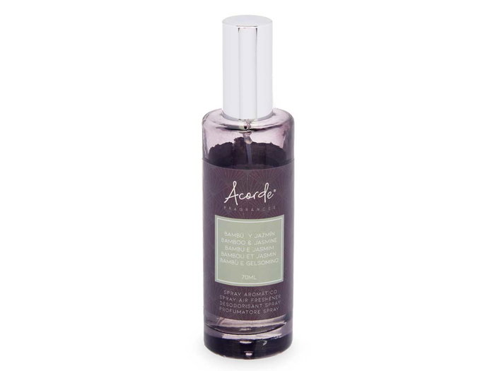 Acorde Aroma Hogar Bambou Et Jasmin 70 ml 4.5x16x4.5 cm (Set de 12)