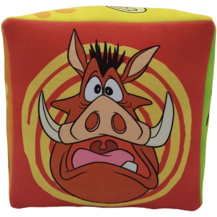 Le Roi Lion Coussin Cube Premium Disney Multicouleur