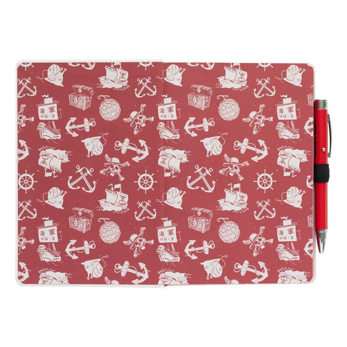 ERIK - Cahier A5 Premium 96 pages One Piece + Stylo à Projecteur avec 4 piles AG3 incluses - Inspiré série Netflix ERIK - Cahier A5 Premium 96 pages One Piece + Stylo à Projecteur avec 4 piles AG3 incluses - Inspiré série Netflix