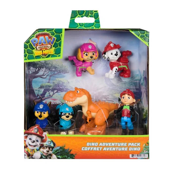 Paw Patrol Coffret Figurines Aventure - La Pat' Patrouille - Le Film Mission Dino Paw Patrol Coffret Figurines Aventure - La Pat' Patrouille - Le Film Mission Dino