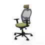 Piqueras y Crespo Chaise de Bureau avec Appui-tête 2D036N2 Vert