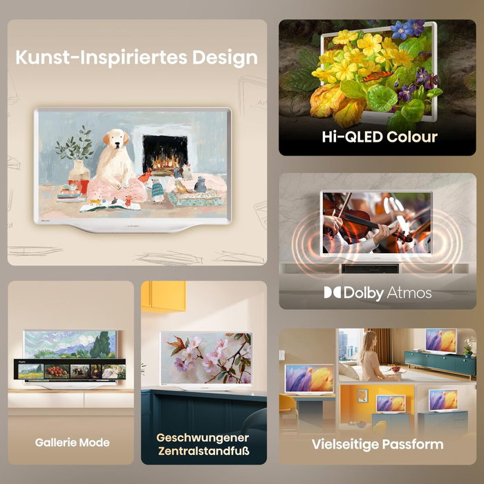 TV intelligente Hisense 32S5Q Full HD 32" HDR QLED