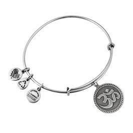 Alex And Ani Bracelet OM Gris