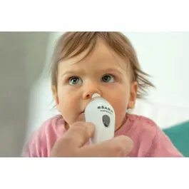 Beaba Aspidoo - Mouche bébé électrique et nomade pour nourrisson, blanc - Aspirateur nasal silencieux 50 dB, puissance 70 KPa, dès la naissance