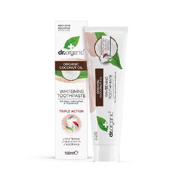 DR ORGANIC Dentifrice à l'huile de coco biologique 100ml