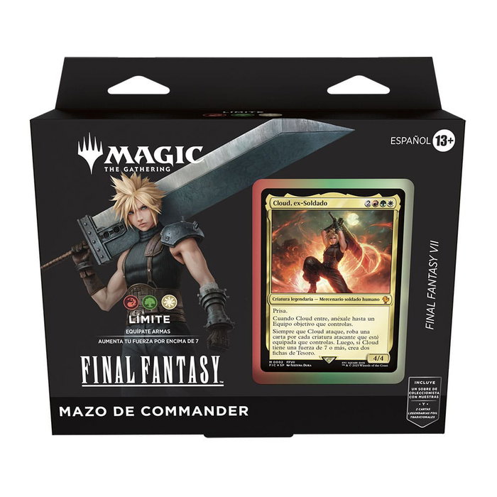 Magic the Gathering Final Fantasy présentoir decks Commander (4) *ESPAGNOL *