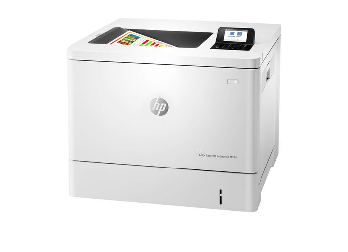 HP Imprimante LaserJet Enterprise M554dn - Imprimante Laser Couleur Sécurité Dynamique, 33 ppm Noir / 35 ppm Couleur, Recto Verso, USB, HP ImageREt 3600