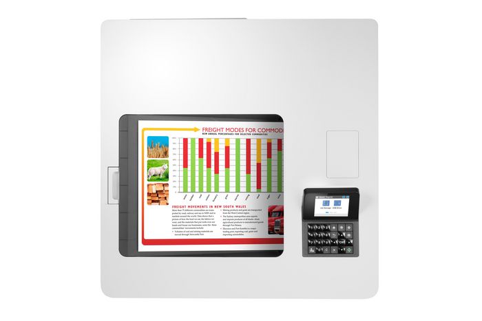 HP Imprimante LaserJet Enterprise M554dn - Imprimante Laser Couleur Sécurité Dynamique, 33 ppm Noir / 35 ppm Couleur, Recto Verso, USB, HP ImageREt 3600