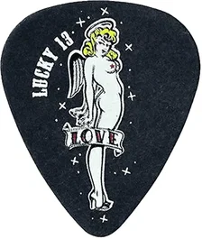 DUNLOP Pack de 36 médiators Lucky 13 Series II Love Girl - 1,00 mm