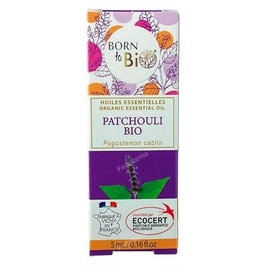 BORN TO BIO Huile essentielle de patchouli organique 5 ml
