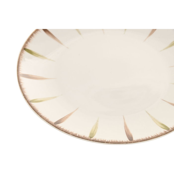Home ESPRIT Assiettes ESPRIT Blanc Vert Porcelaine 18 Pièces