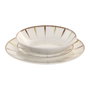 Home ESPRIT Assiettes ESPRIT Blanc Vert Porcelaine 18 Pièces
