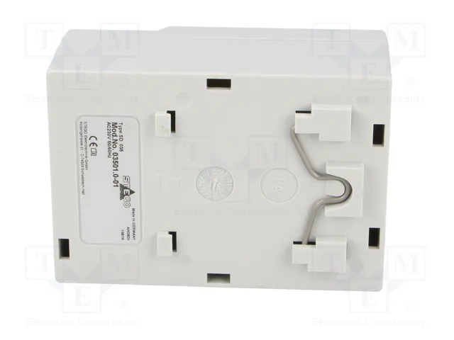 STEGO Prise simple pour rail DIN, Type E, 16A, 250VAC STEGO Prise simple pour rail DIN, Type E, 16A, 250VAC