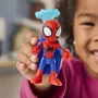 Hasbro Hélico de l'équipe Spidey, figurine Marvel Spidey et ses Amis Extraordinaires 7,5 cm avec véhicule et projectile - Jouet enfant 3 ans et plus