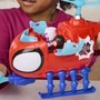 Hasbro Hélico de l'équipe Spidey, figurine Marvel Spidey et ses Amis Extraordinaires 7,5 cm avec véhicule et projectile - Jouet enfant 3 ans et plus