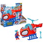 Hasbro Marvel Spidey Helicopter G1969 - Jouet Hélicoptère avec Figurine Spidey de 7,6 cm, Langues Multilingues, pour Enfants 3 Ans et Plus