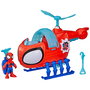 Hasbro Marvel Spidey Helicopter G1969 - Jouet Hélicoptère avec Figurine Spidey de 7,6 cm, Langues Multilingues, pour Enfants 3 Ans et Plus