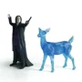 Schleich 42683 Harry Potter - Figurine du Professeur Rogue et son Patronus pour enfant dès 6 ans