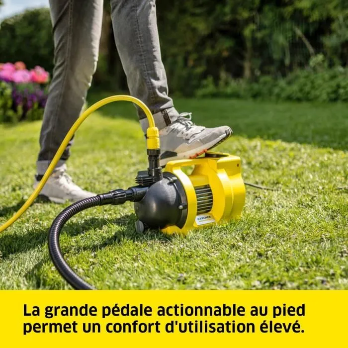 Kärcher Pompe d'arrosage électrique de surface BP 4.500 Garden Set Plus pour petits jardins jusqu'à 350 m² avec set d'arrosage inclus