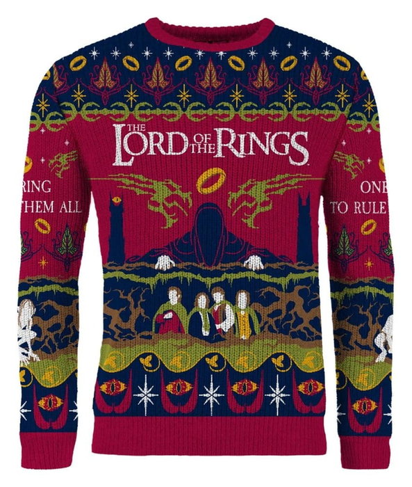 AAA Merchandise Le Seigneur des anneaux pull de Noël One Sweater To Rule Them All (M)
