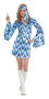 Liragram - Déguisement Adulte Femme Années 70 Disco Taille S - Costume Fête