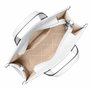 Michael Kors Sac Gigi 38S6S3GM5B-OPT-ALLUM Blanc en Toile
