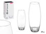GIFTDECOR Vase en Cristal Bombé Transparente 37cm