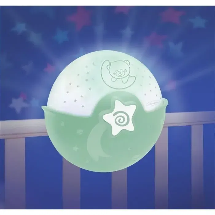 Infantino Projecto Lampe 302048, Veilleuse Projecteur avec Son et Lumières, Lampe de Chevet Bébé, Point Lumineux, Capteur Sonore, Vert Menthe Infantino Projecto Lampe 302048, Veilleuse Projecteur avec Son et Lumières, Lampe de Chevet Bébé, Point Lumineux, Capteur Sonore, Vert Menthe