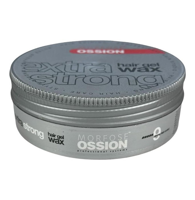 Ossion Hair Gel Wax Extra Strong Grey 175ml Ossion Hair Gel Wax Extra Strong Grey 175ml