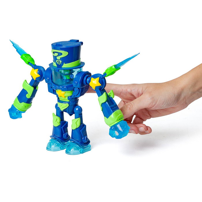 Magic Box Figurine Superthings Kazoom Power Ultra Striker Enigma avec Ultra Enigma Exclusif - 24.5x17x8.5 cm - À partir de 4 ans