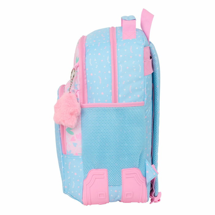 Cartable BlackFit8 Smile Bleu Rose 32 x 42 x 15 cm Cartable BlackFit8 Smile Bleu Rose 32 x 42 x 15 cm
