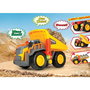 Smoby - Camion de transport Volvo avec fonctions, son et lumière, 30 cm - Produit en plastique pour enfants (18 mois à 6 ans) - Langue: espagnol, portugais