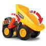 Smoby - Camion de transport Volvo avec fonctions, son et lumière, 30 cm - Produit en plastique pour enfants (18 mois à 6 ans) - Langue: espagnol, portugais