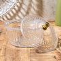 Home Deco Factory Bol avec couvercle en plastique PET MIRAGE