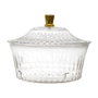Home Deco Factory Bol avec couvercle en plastique PET MIRAGE