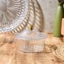 Home Deco Factory Bol avec couvercle en plastique PET MIRAGE