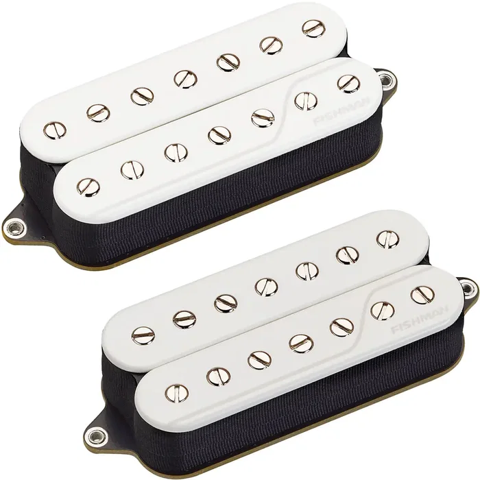 Fishman Set 2 Pastillas Humbucker Signature Tim Henson (7 cordes) - Blanc Fluence