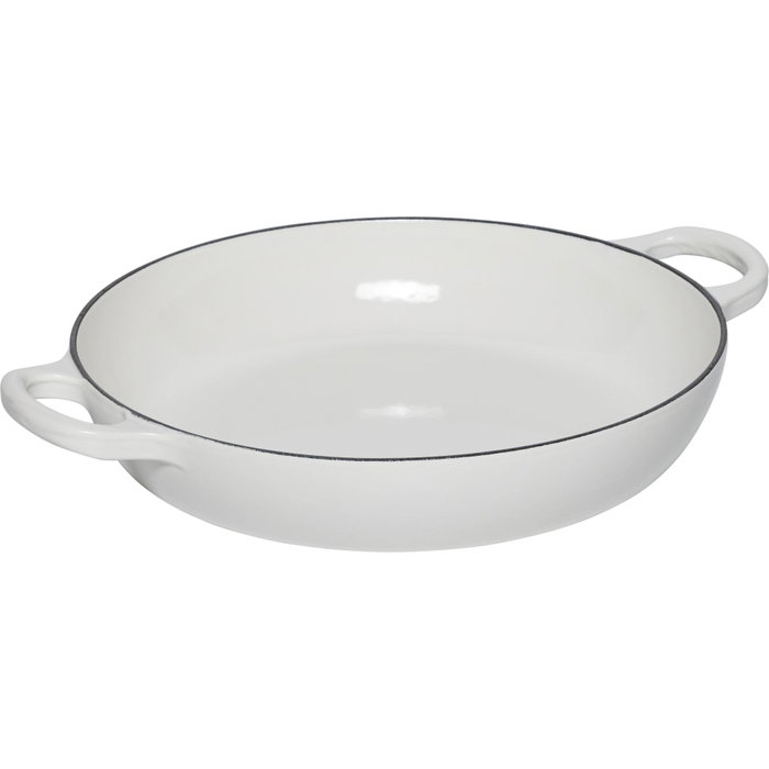 Le Creuset Gourmet Casserole Flower 26 cm blanc