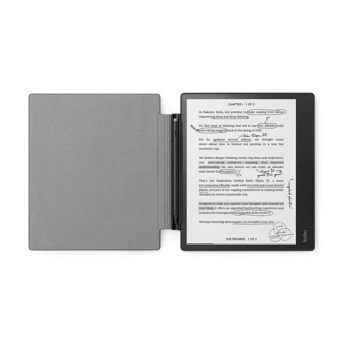 Kobo SleepCover Elipsa 2E Noir