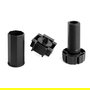 JUYPAL Pied de Meuble de Cuisine Réglable Modèle Octo Extension 80-110 mm Noir (Set de 4)