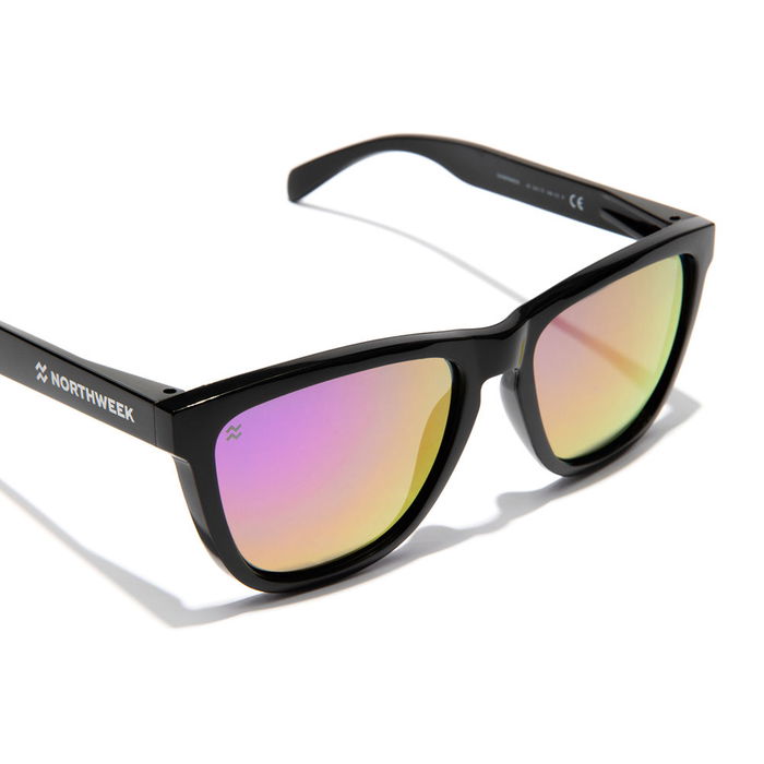 Northweek Lunettes de Soleil REGULAR Polarisé Noir Unisexe Verres Polarisés