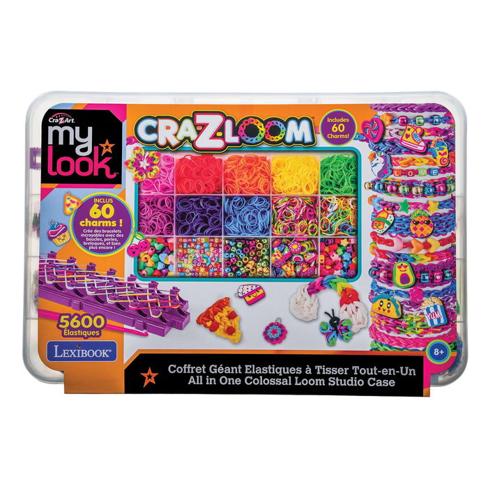 Lexibook Crazart Studio Élastique à Tisser Tout-en-un