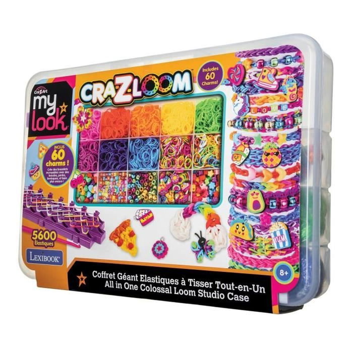 Lexibook Crazart Studio Élastique à Tisser Tout-en-un
