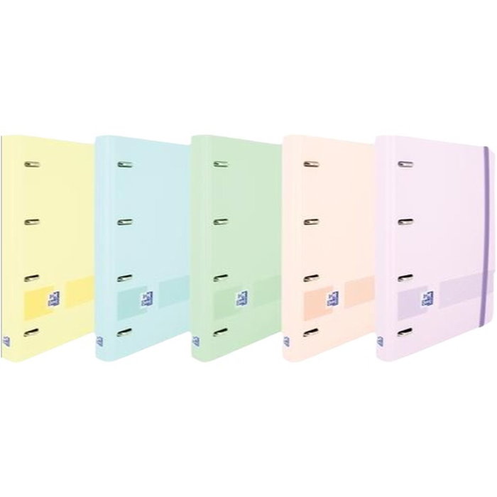Reliure à anneaux Oxford LIVE & GO Multicouleur A4+ (10 Unités)