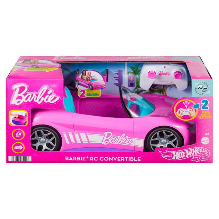 Hot Wheels Cabriolet Barbie Rose Hot Wheels Cabriolet Barbie Rose