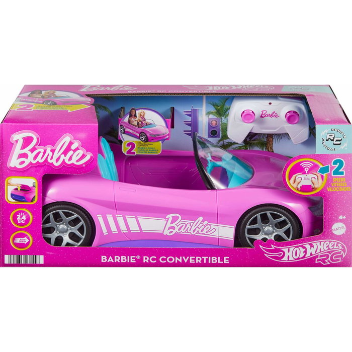 Hot Wheels Cabriolet Barbie Rose Hot Wheels Cabriolet Barbie Rose