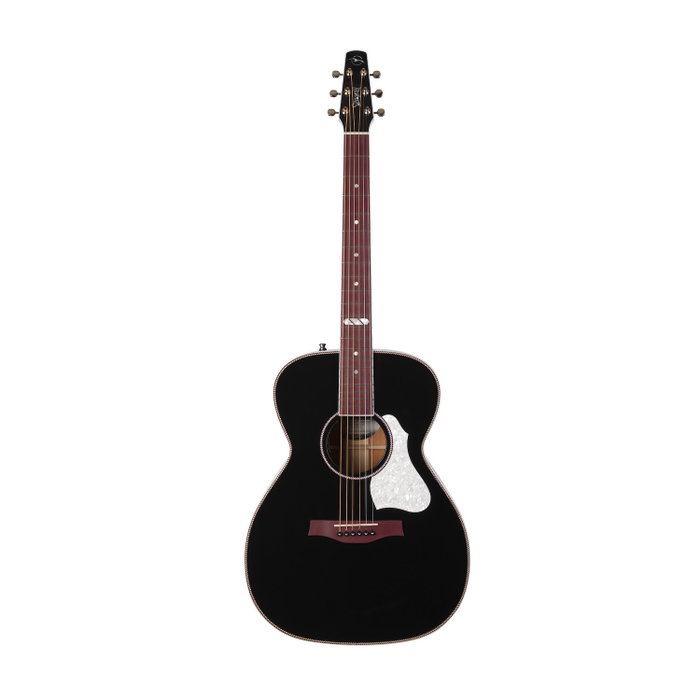 Seagull Artist Limited Tuxedo Black EQ Guitare électro-acoustique, finition noire brillante, préampli LR Baggs, étui Deluxe Seagull Artist Limited Tuxedo Black EQ Guitare électro-acoustique, finition noire brillante, préampli LR Baggs, étui Deluxe