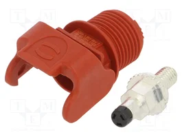 HARTING Connecteur d'alimentation DC mâle Han® S 120 rouge