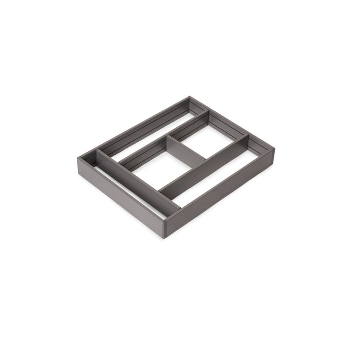 Emuca Organisateur de tiroirs Alumount 450x500, Aluminium, Gris anthracite Emuca Organisateur de tiroirs Alumount 450x500, Aluminium, Gris anthracite