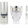 Paco Rabanne Invictus Coffret 3 Pièces (Eau de Toilette 100 ml, Déodorant 150 ml, Eau de Toilette 10 ml) de pour Hommes